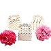 Andaz Press Rose Gold Copper Foil Gable Boxes With Handle, Chevron, Polka Dots and Striped, 36-Pack, 4 x 2.5 x 4.75-Inch Small Favor Boxes for Wedding, Bridal Shower, Baby Shower, Kids Birthday Party