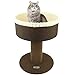 ASPCA Modern Cat Pedestal Bed Furniture Condo for Scratch & Napping, Mochathumb 4