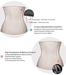 YIANNA Waist Trainer for Women Tummy Control