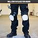 Recoil Knee Pads for Work Knee Pads | Construction Knee Pads for Tiling, Flooring, Roofing & Carpentry | rodilleras para trabajo | Spring Loaded Heavy Duty Knee Pad System | rodilleras de trabajo |
