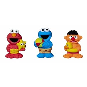 Sesame Street Bath Squirters, Bath Toys featuring Elmo, Cookie Monster and Ernie, Ages 12 Months – 4 Years Assortment…
