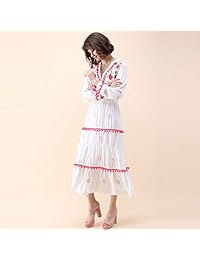 Chicwish - Vestido para mujer, diseño floral, color blanco y rosa