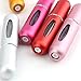 Foraineam 7 Pack 5ml Mini Refillable Perfume Atomizer Spray Bottle Easy to Fill Scent Pump Case for Travel Outgoing