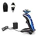 Electric Shaver , Aooher 4D 3 in1 IPX7 Washable Floating Head Electric Razor Nose Trimmer Hair Temple Cutter for Men