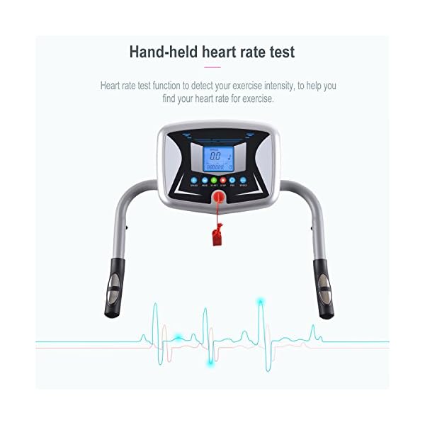 OppsDecor Folding Electric Treadmill for Home Running Machine Fitness Exercise Machine Power Motorized - Image 4