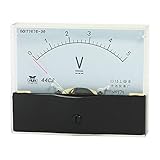 uxcell Analog Panel Voltmeter Volt Meter DC 0 - 5V Measuring Range 44C2
