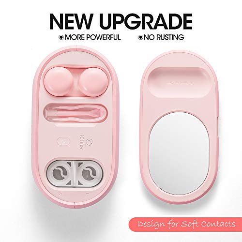 Ultrasonic Contact Lens Cleaner, iClear Contacts Cleaning Case