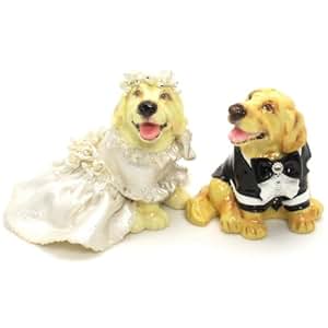 Amazon.com: Golden Retriever Dog Wedding Cake Toppers