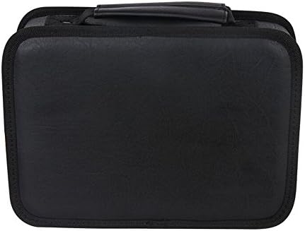 LUQHUQ Professional Hair Salon Hairdressing Styling Tools Portable Case Hairdressing tools storage Storage Make Up Artist Organizer Bag 10.6"(Black)