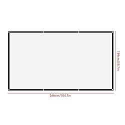 Projector Screen 120 Inches 16:9 Thicken Portable