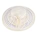 Womens Wide Brim Floral Feather Church Dress Sun Hat A340