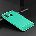 Samsung A20 case,Galaxy A20 Case,Galaxy A30 Case,MAIKEZI Soft TPU Slim Fashion Anti-Fingerprint Non-Slip Protective Phone Case Cover for Samsung Galaxy A20/A30(Mint Brushed TPU)