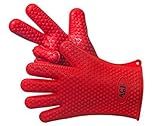 ACE Wear Silicone Heat Resistant BBQ Oven Gloves & Potholder For Grilling, Baking, & Cooking