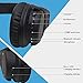 Bluetooth Headphones Over Ear,YAMAY Noise Cancelling Headphones Wireless Headset with Microphone,Hi-Fi Sound,3.5mm Audio Cable,20 Hours Playtime,Soft Earpads for Cell Phones PC Tablet TV (Black)