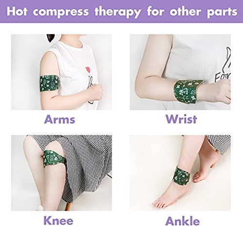 Neck Pain Relief Self Heating Pad with Lavender Fragrance,Portable and Disposable Heated Neck Wrap Without Electric or Microwave,Moist Heat Therapy for Neck Pain and Spasm, 19.7 In