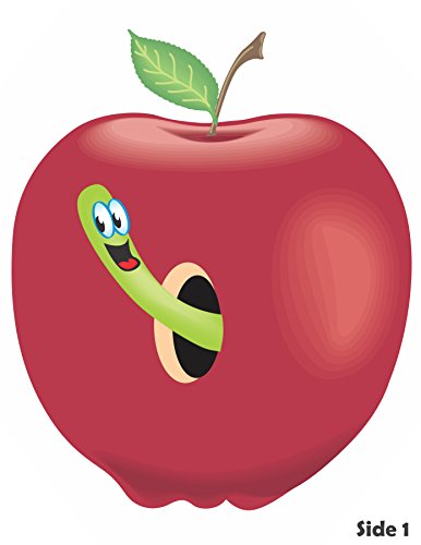 Apple with Worm Wood Wind Spinner - Made in USA