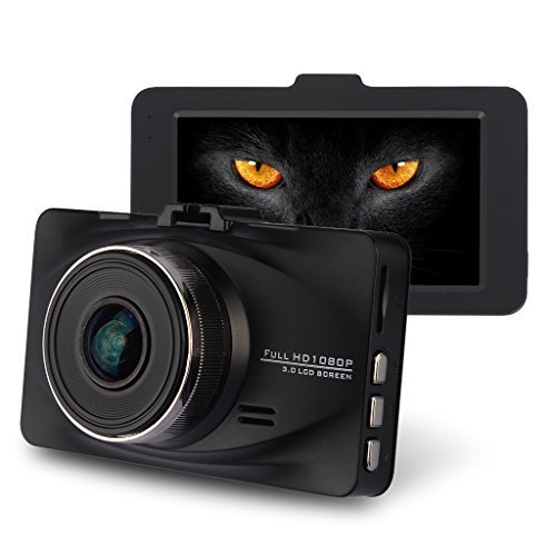 Car DVR 1080PÃ¯Å’Motoraux Superior Quality Night Vision Mode 170Â°Wide Angle Dashcam with G-sensor 6-glass Lens
