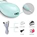 ZOOMMATE Electric Shaver for Women, Wet or Dry Use Electric Razor, Bikini Trimmer Body Cordless Hair Removal for Legs Underarms Rechargeable Valentine Gifts (Green) (G1)