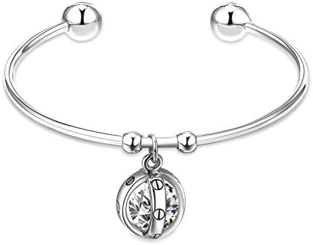 Menton Ezil Aourola” Girls Sliver Bracelet Bangle For Women Prom Jewelry-Gift For Her