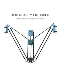 Anycubic Delta Kossel Impresora 3D premontada con Ultrabase Hotbed y semi auto nivelación gran tamaño de impresión 370 × 370 × 17.913 in