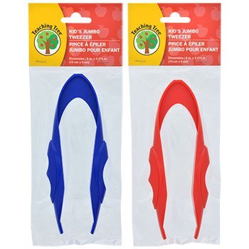 Teaching Tree Jumbo Kid's Tweezers (Colors May Vary)