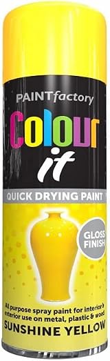 SuperGift 8 Cans 250ml Gloss Finish Multipurpose Aerosol Spray Paint Quick Dry view 5