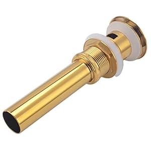 Amazon.com: XVL Bathroom Faucet Vessel Vanity Sink Pop Up Drain Stopper with Overflow, Golden Amazon.com: XVL Bathroom Faucet Vessel Vanity Sink Pop Up Drain Stopper with Overflow, Golden