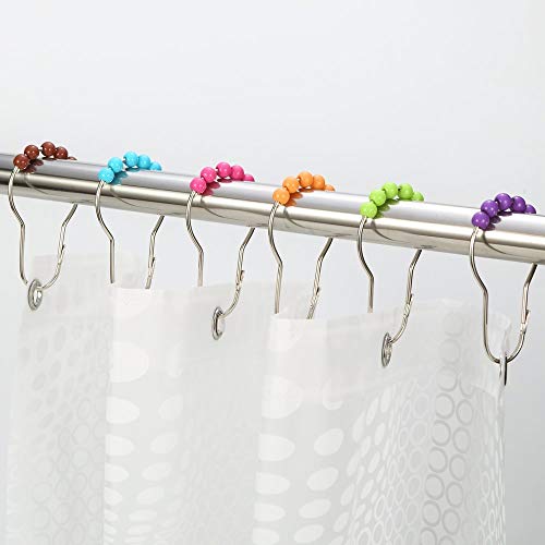 image for Amazer 2 Pack Shower Curtain Hooks Rings, Stainless Steel Rust-Resista