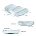 Multifunctional Memory Foam Knee Pillow for Sciatica Relief, Back Pain, Leg Pain, Hip, Pregnancy and Side Sleepers, Orthopedic Leg Pillow With Ergonomic Design,Breathable and Washable