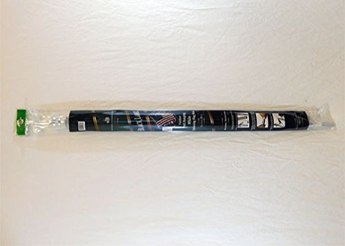 Outdoor Wall Hanging Spinning Flag Pole - Black Label Edition - 6ft White Pole w/Silver Ball Topper