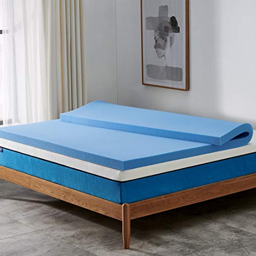 Jingxun Full Mattress Toppers 2 Inch Premium Gel Multi Layered Memory