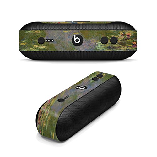 MightySkins Skin Compatible With Beats by Dr. Dre Pill Plus - Water Lilies | Protective, Durable, and Unique Vinyl Decal wrap cover | Easy To Apply, Remove, and Change Styles | Made in the USA