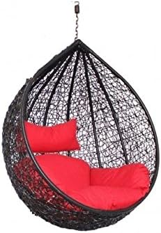 GLOBAL CORPORATION Iron Round Modak Swing, Standard (Black, GC003)