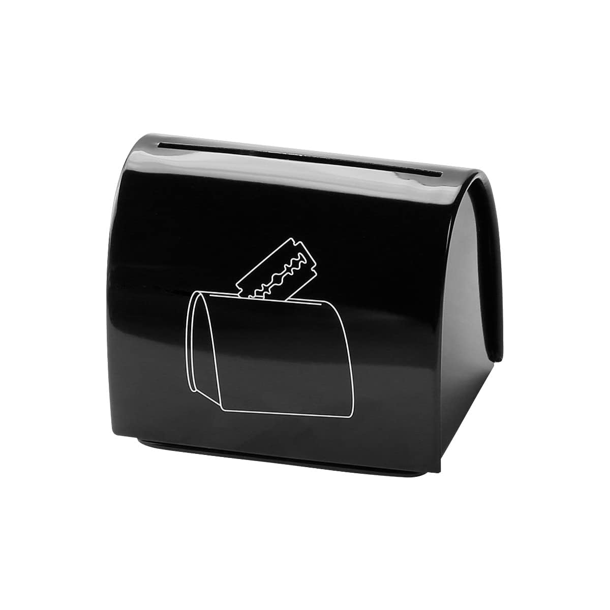 Safety Razor Blades Case, Shaver Disposal Storage Safe Bank Double Edge Safety Razors Storage Box Razor Slice Recycling Container Box for Storing Blades