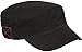 BDU Inspired Low Profile Short Bill Adjustable Cap Hat, One Size Black
