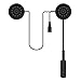 Baile Motorcycle Helmet Headset, Bluetooth Headset,Wireless Helmet Heaphones Communication Systems for Motorbike（Black）