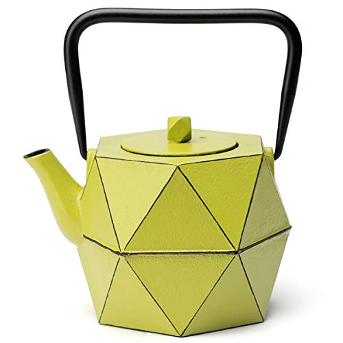 Toptier Cast Iron Teapot, Stovetop Safe Japanese Cast Iron Tea Kettle