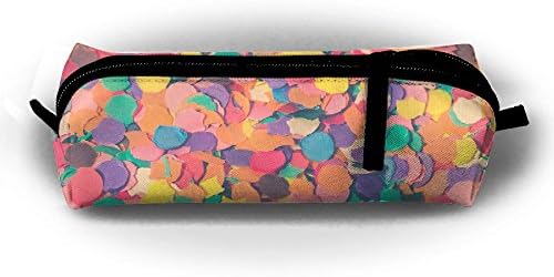 Multicolored Paper Love Pen Bag Makeup Pouch Zipper Box Office Organizer Bag Pencil Case