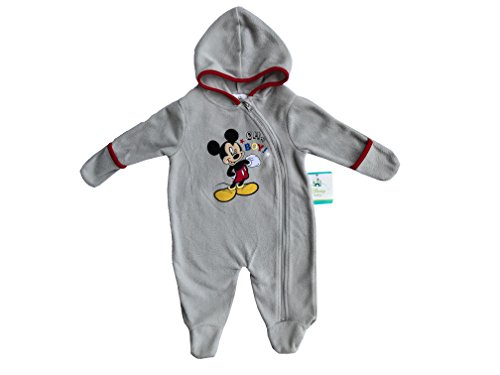 Disney Baby! Baby Boy Fleece Footed Costume - Fleece Hooded Jumpsuit - Bodysuit - Pajamas - Pram