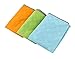 Yosoo 3-Piece Large Bamboo Charcoal Clothes Quilt Pillow Blanket Zip Foldable Storage Bag Box Organizers Container Box Assorted Colors