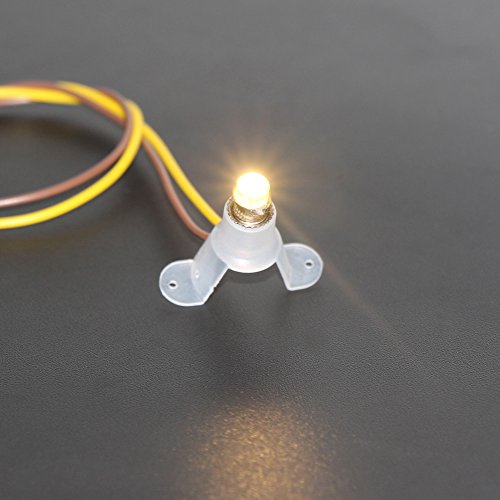 Evemodel 10 STK. warmweiss/weià LED 12V-14V Leuchtmittel für Fassung E5 E5.5 H0 Bulb (warm weiÃ) – Bild 3