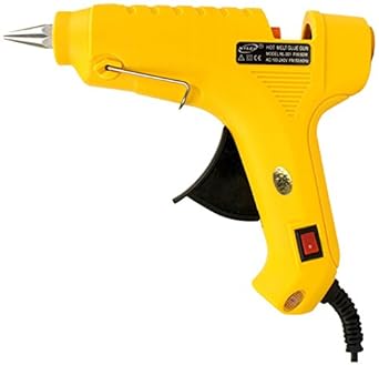 billionBAG Glue Gun 60 Watt Hot Melt Electronic Glue Gun, High Tech Heating Technology, for Art Craft/DIY/Woods/Paper/Cloth/Science Projects/School Projects (Yellow)