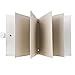 WarmHut Earrings Organizer Book, Small Portable Travel Jewelry Earrings Ear Studs Organizer Holder Display Storage Bag Case Box (White)