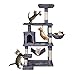 Yaheetech 63.5in Multi-Level Cat Tree Tower Condo with Scratching Posts, Platform & Hammock, Cat Activity Center Play Furniture for Kittens, Cats, and Pets