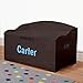 Personalized Dibsies Modern Expressions Toy Box - Espresso (Signature Series - Boys)