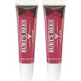 Burt's Bees Lip Gloss, Lip Shine for Women, 100% Natural Makeup, Pucker (Pack of 2)
