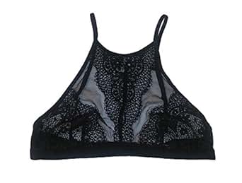 Color black v wire mesh and lace body games size