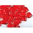 Translucent Red Acrylic Hearts for Vase Fillers Table Scatter Decoration