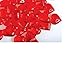 Valentine's Day Gifts & Decorations (Heart-Shaped Plastic Gems) Acrylic Hearts for Vase Fillers, Table Scatter, or Decoration RED