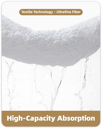 Color&Geometry Absorbent Bath Mat 60x110 cm, Soft Bathroom Mat Non Slip, Machine Washable Bathroom Rug, Bathmat Bath Mats for Bathroom Bathtub (White)